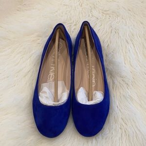 Calvin Klein Cobalt Flats